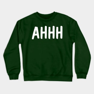 Ahhh... Twin Design Crewneck Sweatshirt